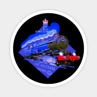 The_Gorgeous_Great_Western_King_Edward_II_Steam_Engine Magnet